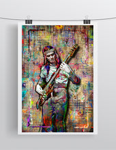 Jaco Pastorius Poster, Bass Legend Jaco Pastorius  Pop Art Tribute Fine Art