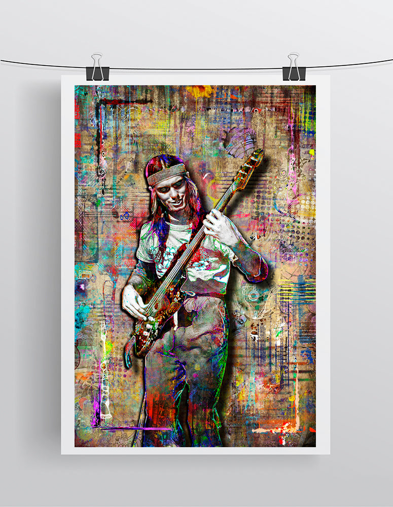 Jaco Pastorius Poster, Bass Legend Jaco Pastorius Pop Art Tribute