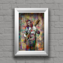 Jaco Pastorius Poster, Bass Legend Jaco Pastorius  Pop Art Tribute Fine Art