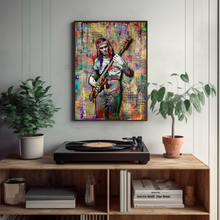 Jaco Pastorius Poster, Bass Legend Jaco Pastorius  Pop Art Tribute Fine Art