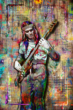 Jaco Pastorius Poster, Bass Legend Jaco Pastorius  Pop Art Tribute Fine Art