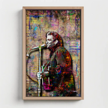 Johnny Cash Poster, Johnny Cash Gift, Johnny Cash Tribute Fine Art