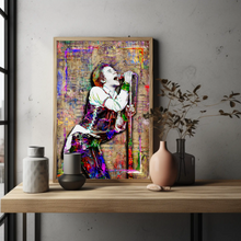 Johnny Rotten Pop Art Poster, Sex Pistols Tribute Fine Art