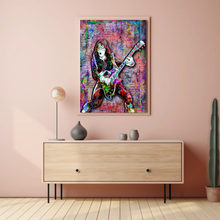 KISS Ace Frehley Poster, KISS Colorful Pop Art Tribute Fine Art