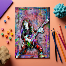 KISS Ace Frehley Poster, KISS Colorful Pop Art Tribute Fine Art