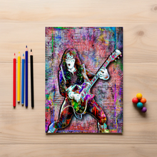 KISS Ace Frehley Poster, KISS Colorful Pop Art Tribute Fine Art