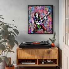 KISS Ace Frehley Poster, KISS Colorful Pop Art Tribute Fine Art