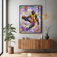 Kobe Bryant Pop Art Poster, Lakers Tribute Fine Art