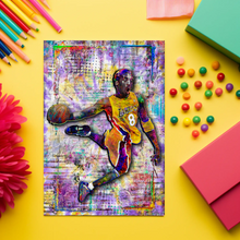 Kobe Bryant Pop Art Poster, Lakers Tribute Fine Art