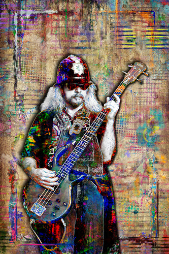 Leon Wilkeson Lynyrd Skynyrd Poster, Lynyrd Skynyrd Fine Art