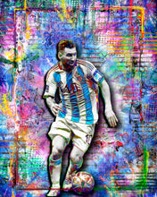 Lionel Messi Pop Art Poster, Lionel Messi Argentina Tribute Fine Art