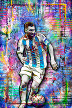 Lionel Messi Pop Art Poster, Lionel Messi Argentina Tribute Fine Art