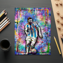 Lionel Messi Pop Art Poster, Lionel Messi Argentina Tribute Fine Art
