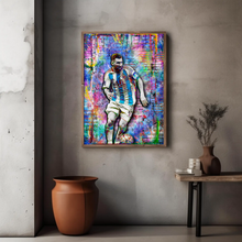 Lionel Messi Pop Art Poster, Lionel Messi Argentina Tribute Fine Art