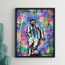 Lionel Messi Pop Art Poster, Lionel Messi Argentina Tribute Fine Art