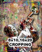 Louis Armstrong Poster, Louis Armstrong Gift, Louis Armstrong Tribute Fine Art