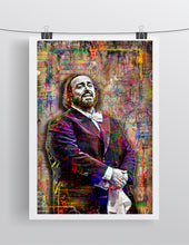 Luciano Pavarotti Poster, Tenor Pop 2 Gift, Luciano Tribute Fine Art