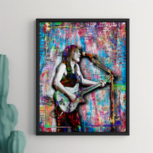 Malcolm Young Poster, AC/DC Pop Art Tribute Fine Art