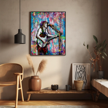 Malcolm Young Poster, AC/DC Pop Art Tribute Fine Art