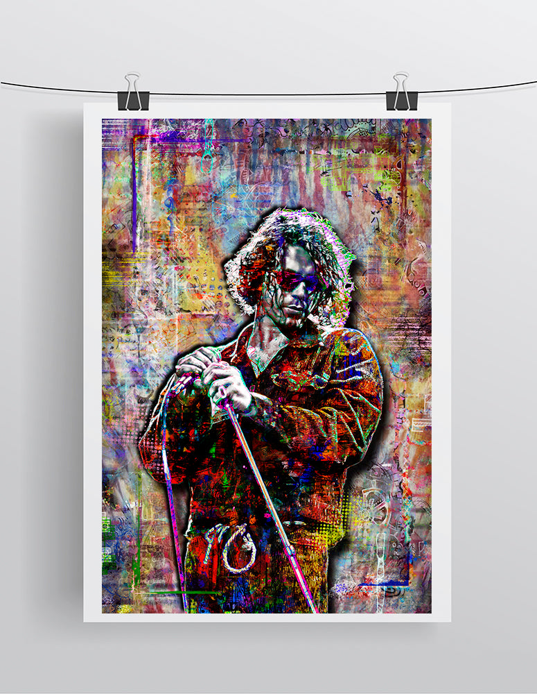 Michael Hutchence of INXS Poster, INXS Pop Art Tribute Fine Art
