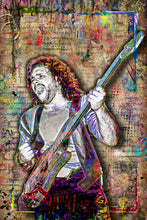 Michael Anthony of  Van Halen Poster, Michael Anthony Bass Player of Van Halen Fine Art