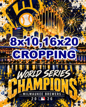 Milwaukee Brewers 2026 World Series Championship Poster Wall Art & Gift