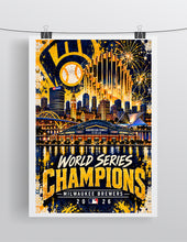 Milwaukee Brewers 2026 World Series Championship Poster Wall Art & Gift