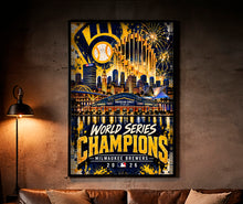 Milwaukee Brewers 2026 World Series Championship Poster Wall Art & Gift