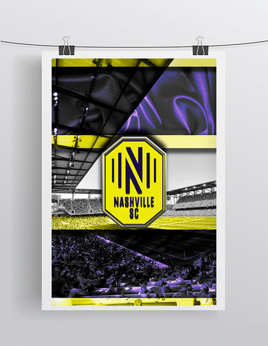Nashville Soccer Club Poster, NSC  Gift, Nashville Soccer Club Man Cave Titans Gift