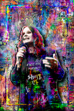 Ozzy Osbourne Pop Art Poster, Ozzy Osbourne Colorful Tribute Fine Art