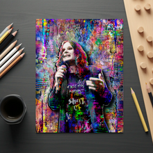 Ozzy Osbourne Pop Art Poster, Ozzy Osbourne Colorful Tribute Fine Art