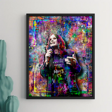 Ozzy Osbourne Pop Art Poster, Ozzy Osbourne Colorful Tribute Fine Art