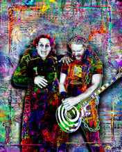 Ozzy Osbourne & Zakk Wylde Pop Art Poster, Ozzy and Zakk Colorful Tribute Fine Art