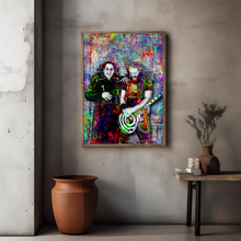 Ozzy Osbourne & Zakk Wylde Pop Art Poster, Ozzy and Zakk Colorful Tribute Fine Art
