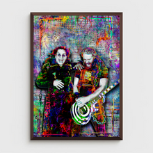 Ozzy Osbourne & Zakk Wylde Pop Art Poster, Ozzy and Zakk Colorful Tribute Fine Art