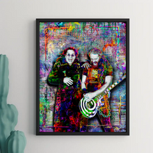 Ozzy Osbourne & Zakk Wylde Pop Art Poster, Ozzy and Zakk Colorful Tribute Fine Art