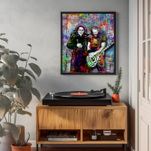 Ozzy Osbourne & Zakk Wylde Pop Art Poster, Ozzy and Zakk Colorful Tribute Fine Art