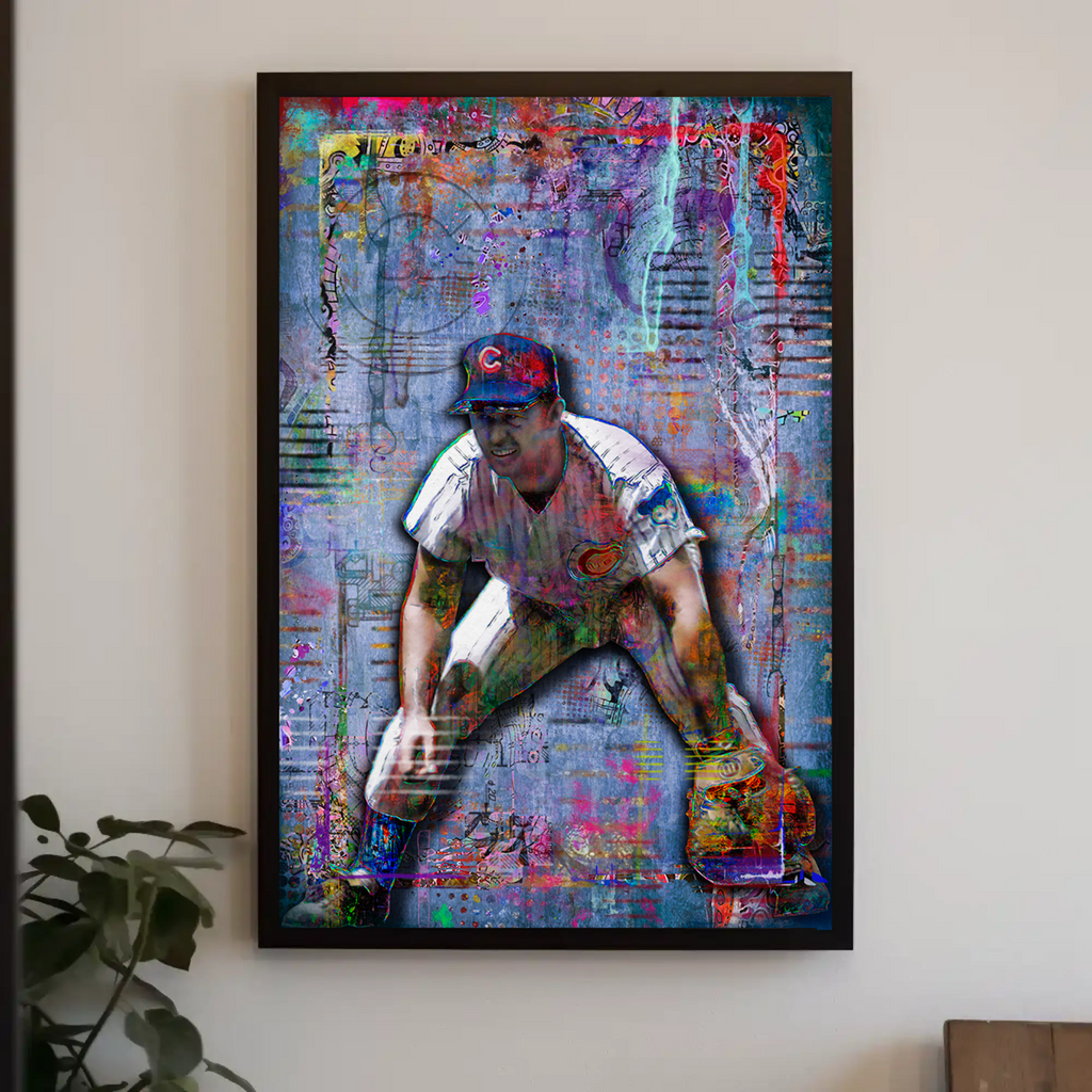 Ron Santos Poster,Ron Santos Chicago Cubs Legend Pop Art Tribute Fine ...