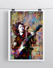 Rory Gallagher Poster, Rory Gallagher Guitar Tribute Fine Art