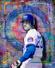 Ryne Sandberg Pop Art Poster, Ryne Sandberg Cubs Tribute Fine Art