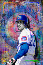 Ryne Sandberg Pop Art Poster, Ryne Sandberg Cubs Tribute Fine Art