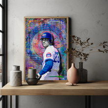 Ryne Sandberg Pop Art Poster, Ryne Sandberg Cubs Tribute Fine Art