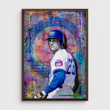 Ryne Sandberg Pop Art Poster, Ryne Sandberg Cubs Tribute Fine Art