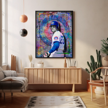 Ryne Sandberg Pop Art Poster, Ryne Sandberg Cubs Tribute Fine Art