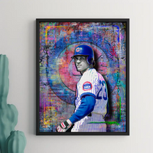 Ryne Sandberg Pop Art Poster, Ryne Sandberg Cubs Tribute Fine Art