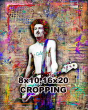 Sid Vicious Pop Art Poster, Sex Pistols Tribute Fine Art