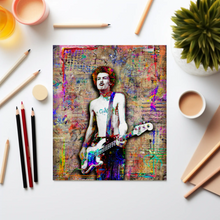 Sid Vicious Pop Art Poster, Sex Pistols Tribute Fine Art