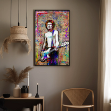 Sid Vicious Pop Art Poster, Sex Pistols Tribute Fine Art