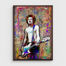 Sid Vicious Pop Art Poster, Sex Pistols Tribute Fine Art
