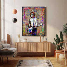 Sid Vicious Pop Art Poster, Sex Pistols Tribute Fine Art